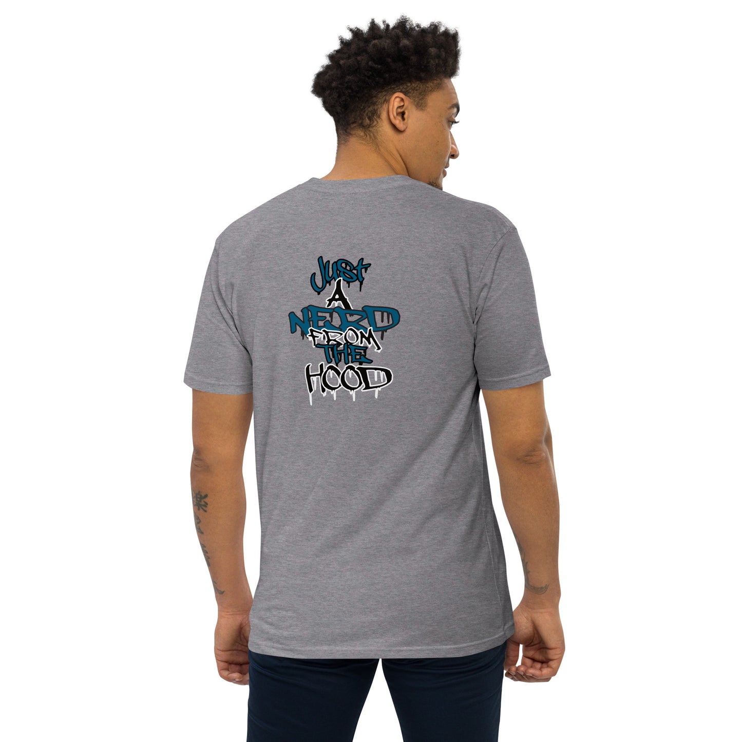 Nerd From The Hood heavyweight tee - URBVN NERD