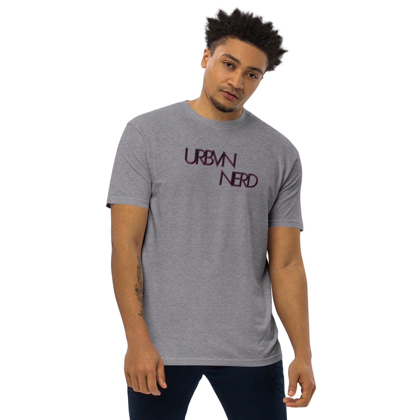 Nerd From The Hood heavyweight tee - URBVN NERD