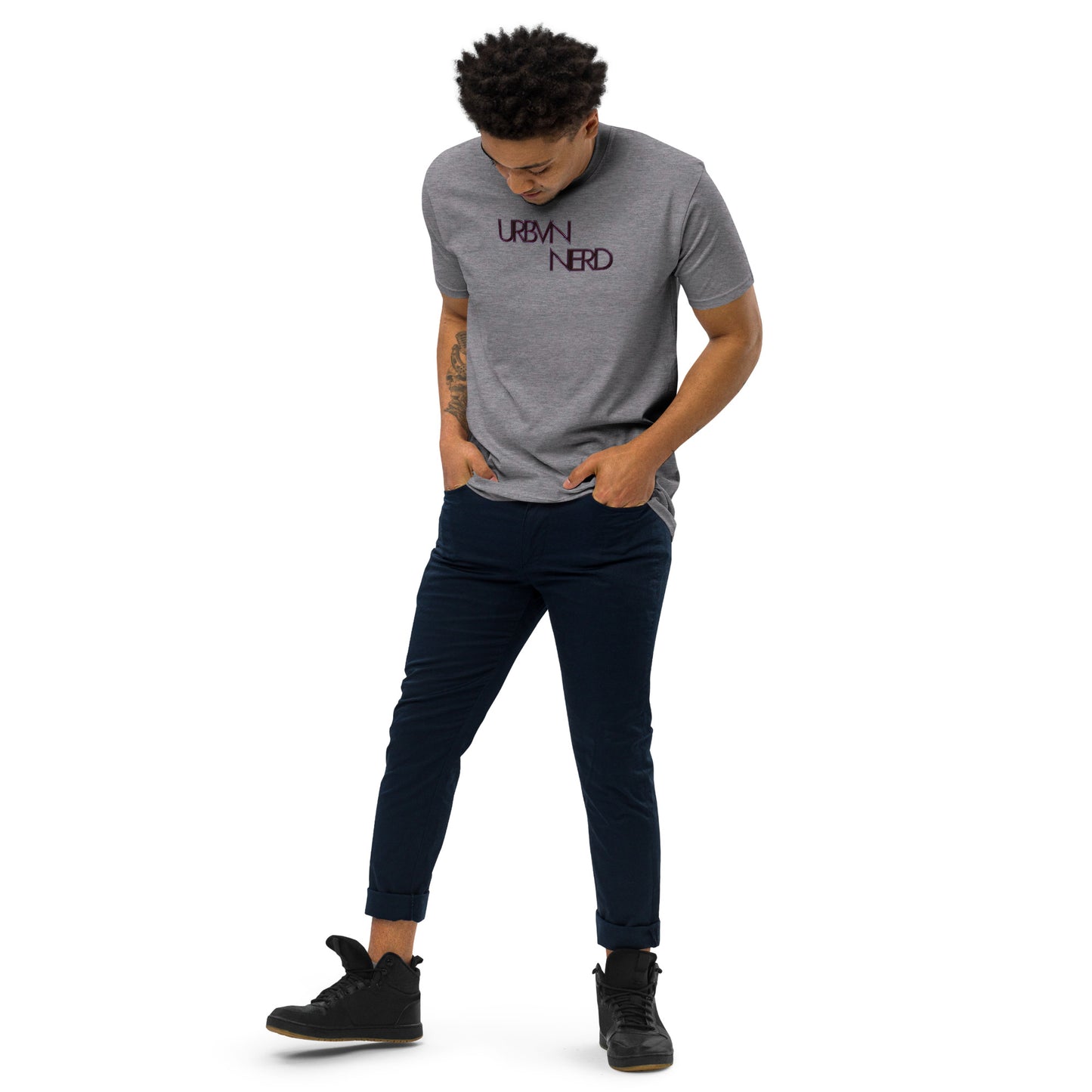 Nerd From The Hood heavyweight tee - URBVN NERD