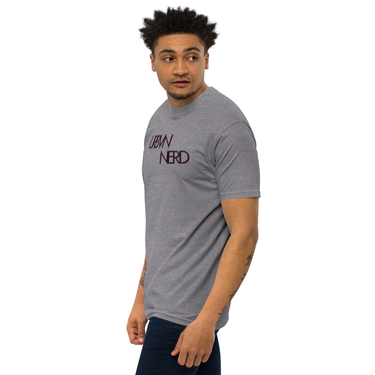 Nerd From The Hood heavyweight tee - URBVN NERD