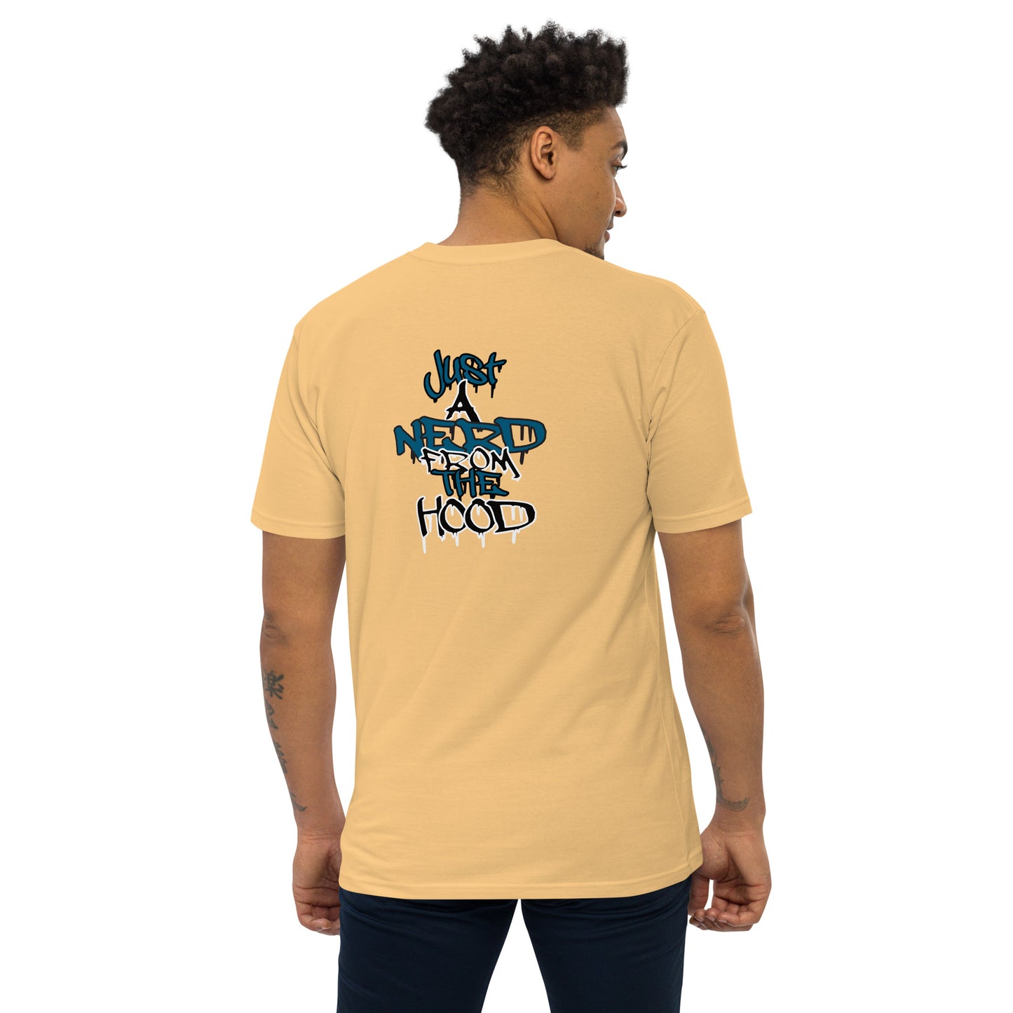 Nerd From The Hood heavyweight tee - URBVN NERD