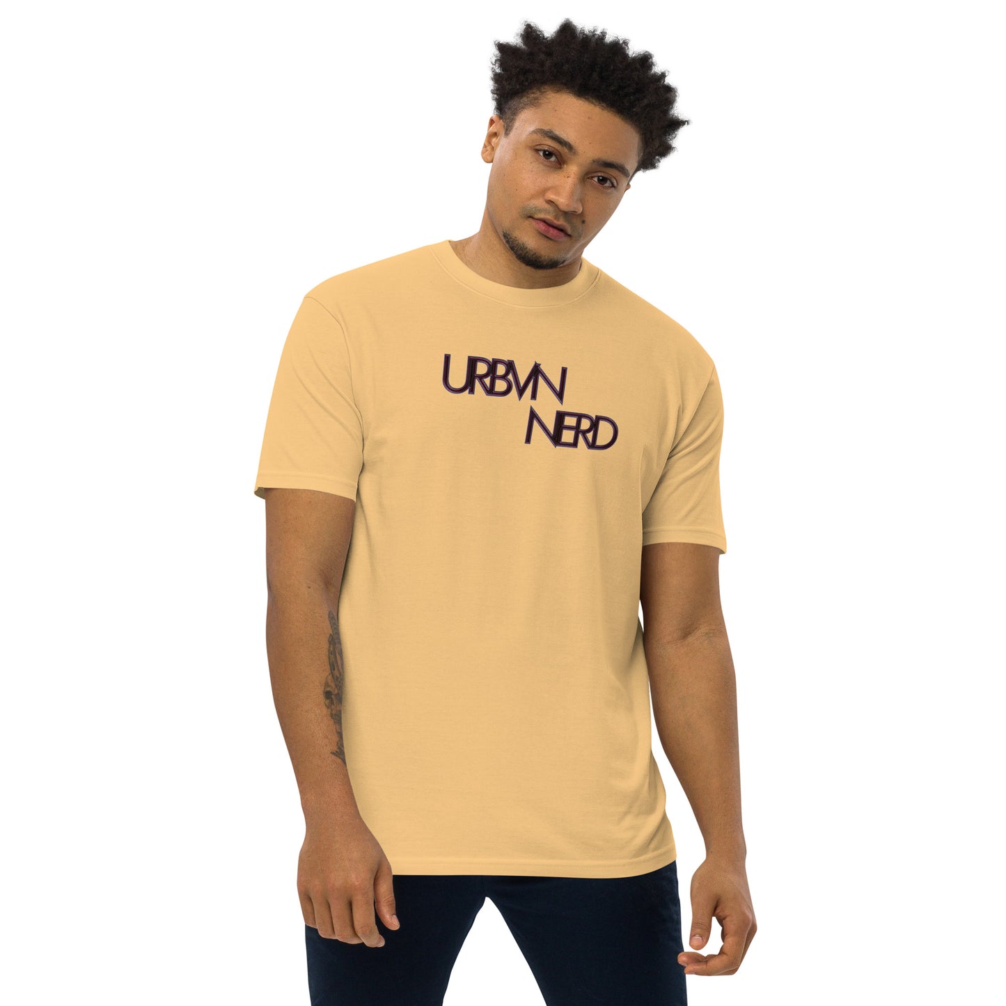Nerd From The Hood heavyweight tee - URBVN NERD