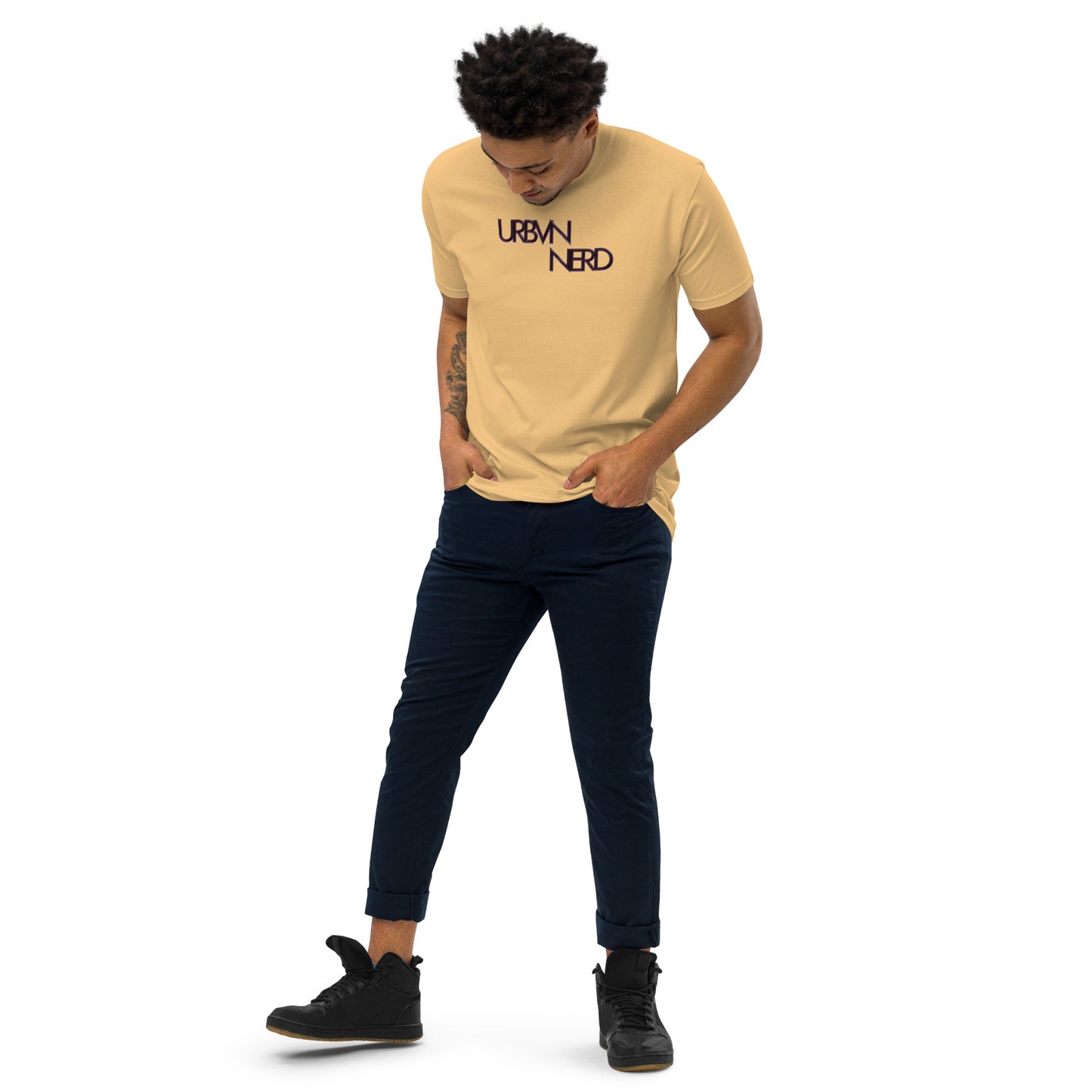 Nerd From The Hood heavyweight tee - URBVN NERD