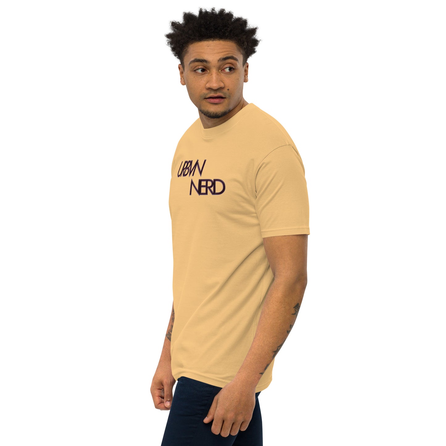 Nerd From The Hood heavyweight tee - URBVN NERD