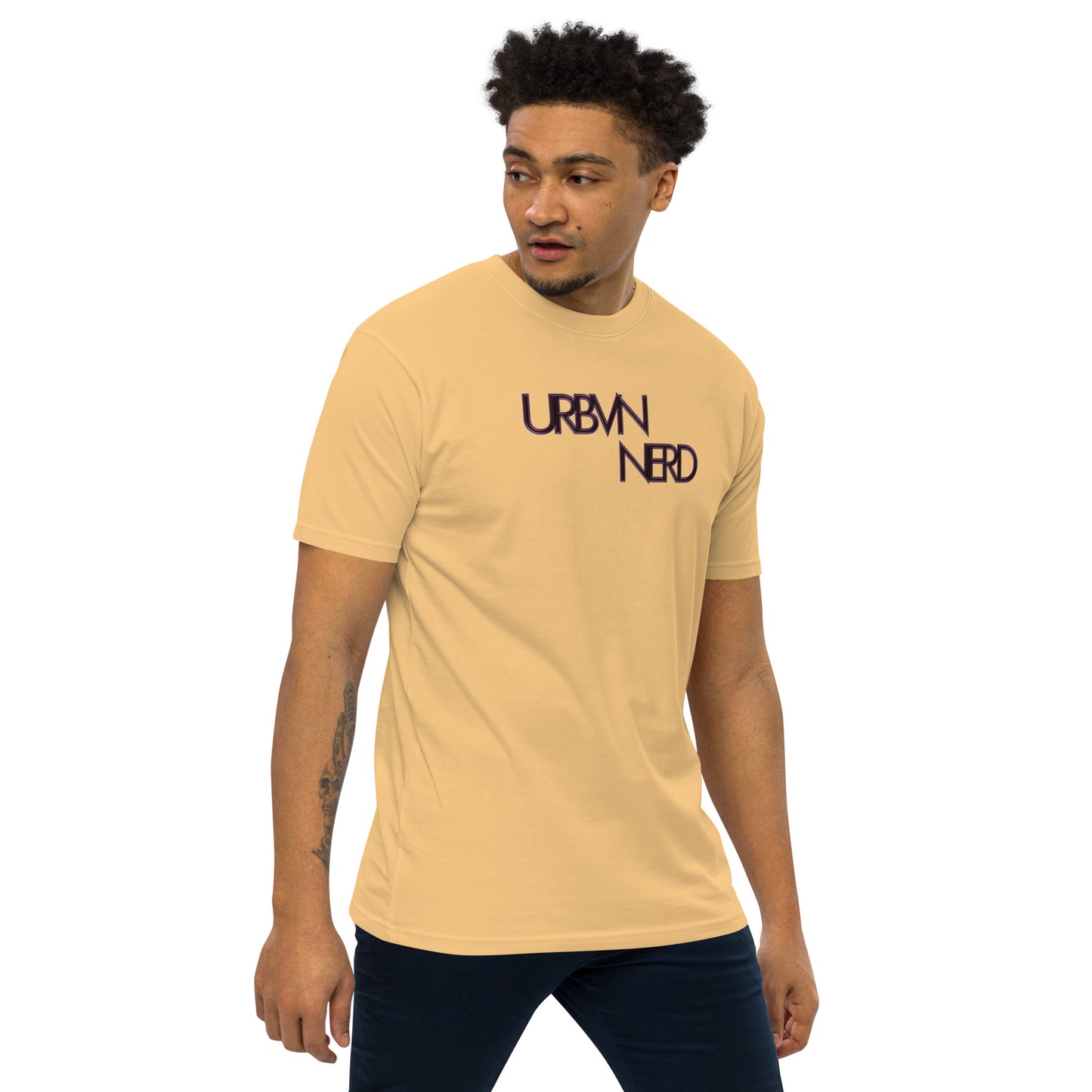 Nerd From The Hood heavyweight tee - URBVN NERD