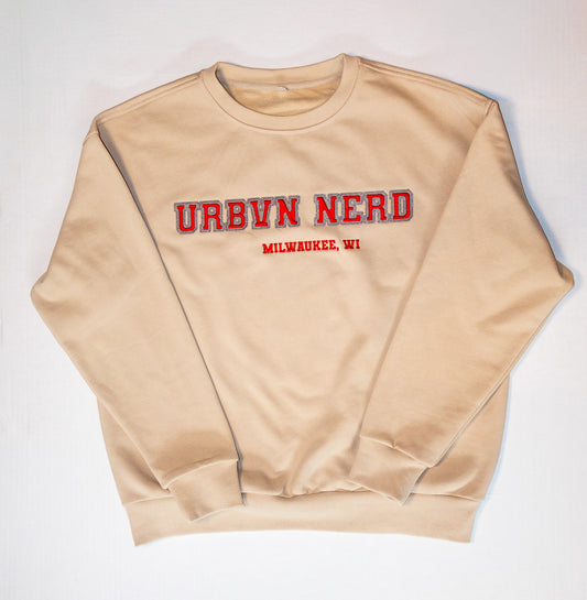 Varsity Print Sweatshirt - URBVN NERD